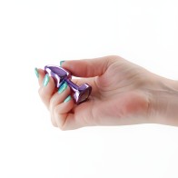 Petite Metal Anal Plug - Purple