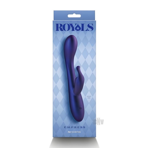 Royals Empress Rabbit Vibrator Metallic Blue