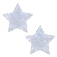 Neva Nude Pasty Starry Nights Silver Glitter