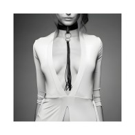 Bijoux Indiscrets Maze Tassel Choker - Black