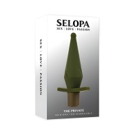 Selopa Rechargeable Butt Plug - Green