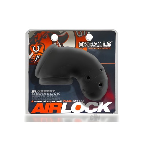 Chastity Airlock Vented Oxballs Black Ice