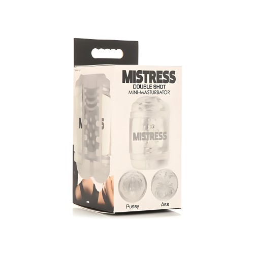 Mistress Double Shot Mini Masturbator - Travel Friendly