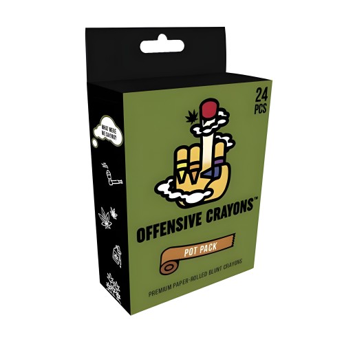 Offensive Crayons Pot Pack | Unique Artwork Tools