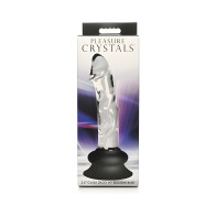 Pleasure Crystals 5.6 In. Glass Dildo - Unique Sensation