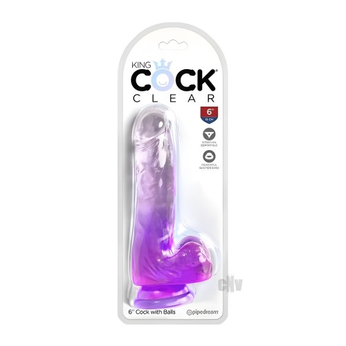 Kc 6 Cock Clear - Lifelike Dildo
