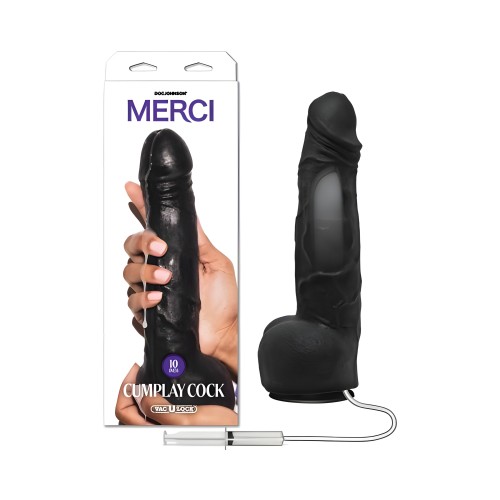 Pene Squirting Cumplay Merci 10in Negro