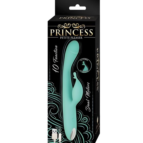 Princess Petite Pleaser Aqua Rabbit Vibrator