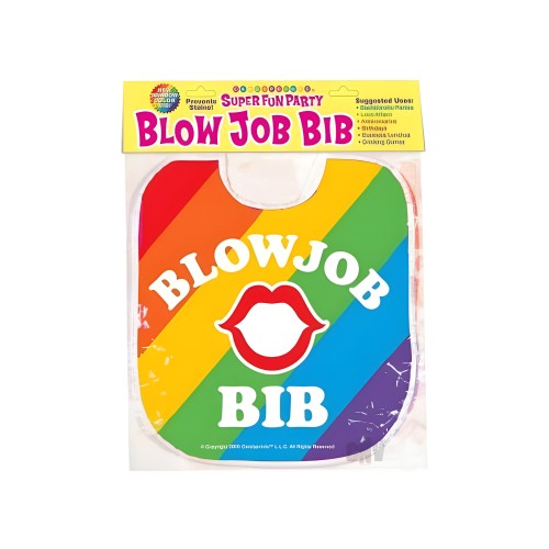 Blow Job Bib - Rainbow