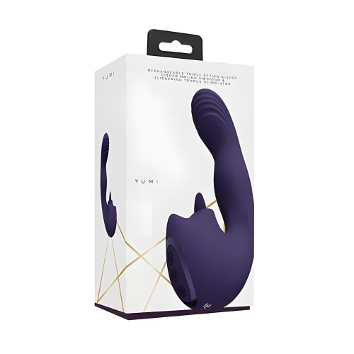 Yumi Vibrador Doble Motor Gspot Morado - VIVE