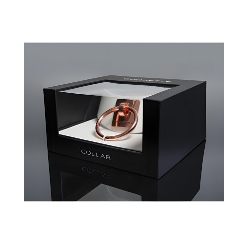 Collar Ajustable de la Colección Pleasure - Blanco/Oro Rosa