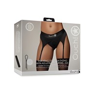 Shots Ouch Vibrating Strap-On Thong