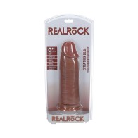 Realrock Extra Thick Dildo - 9 In. Tan