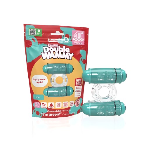 Screaming O 4t Double Wammy Vibrating Ring