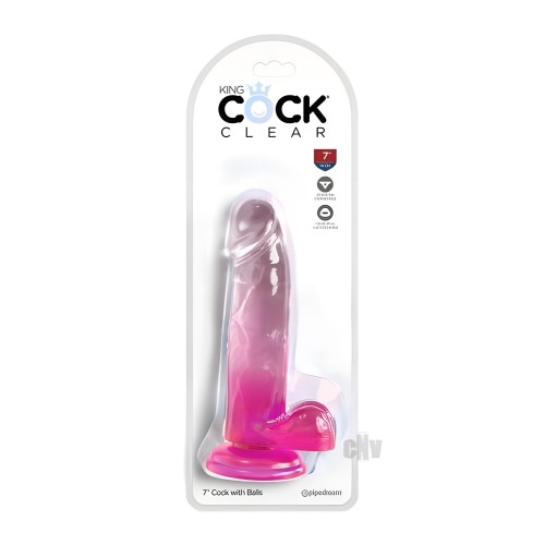 King Cock Clear With Balls