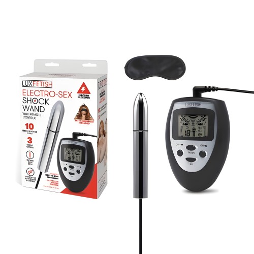 Varita de Choque Electro-sexual Lux Fetish Con Control Remoto
