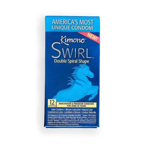 Kimono Swirl Condom Pack - Elevate Your Experience