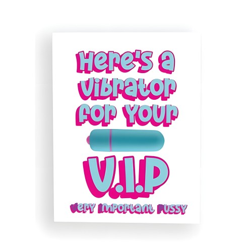 Naughty Vibes Greeting Card - Unique Pleasure
