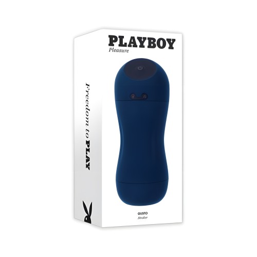 Stroker Vibrador Succionador Recargable Playboy Gusto Marino