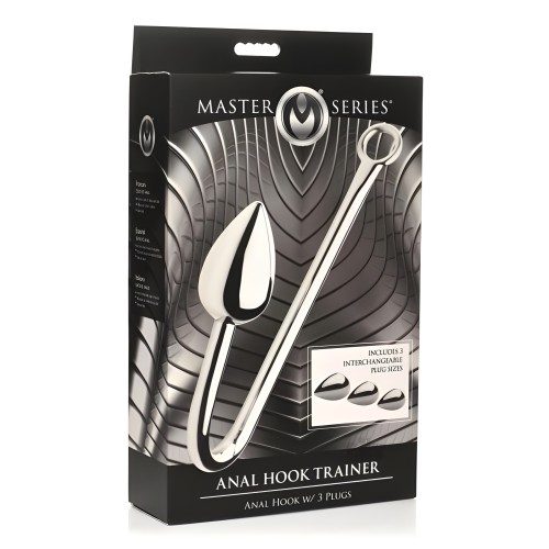 Anal Hook Trainer with 3 Plugs