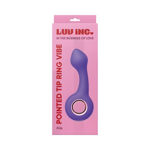 Luv Inc Pt16: Pointed Tip Ring Vibe Purple - G Spot Vibrators