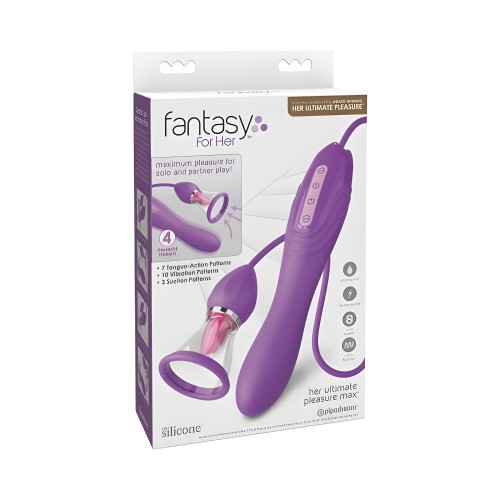 Fantasy For Her Ultimate Pleasure Max Purple - Dual Action Pleasure