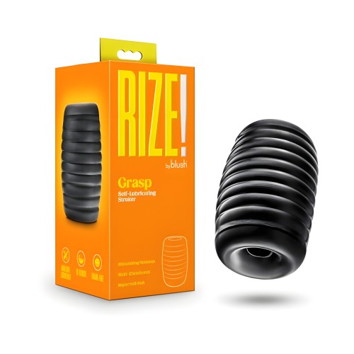 Rize Grasp Stroker Autolubricante Negro