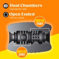 Rize Grasp Self-lubricating Stroker Black