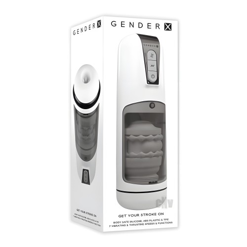Stroker Recargable Gender X Tpe Blanco