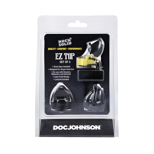 Rock Solid Ez Top Set - Black/Yellow/Grey