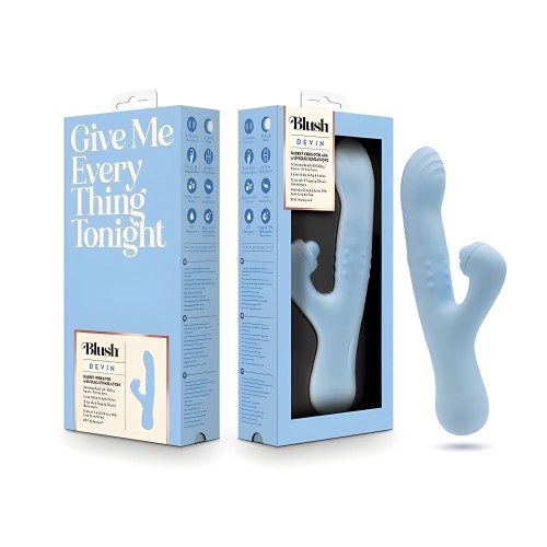 Blush Devin Blue - Rabbit Vibrator
