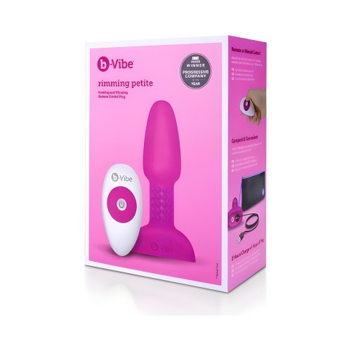 B-vibe Rimming Petite Fuchsia - Vibrating Butt Plug