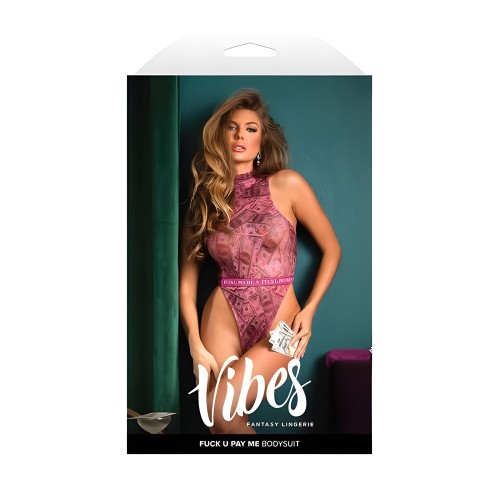 Fantasy Lingerie Vibes Bodysuit - Bold & Sparkling