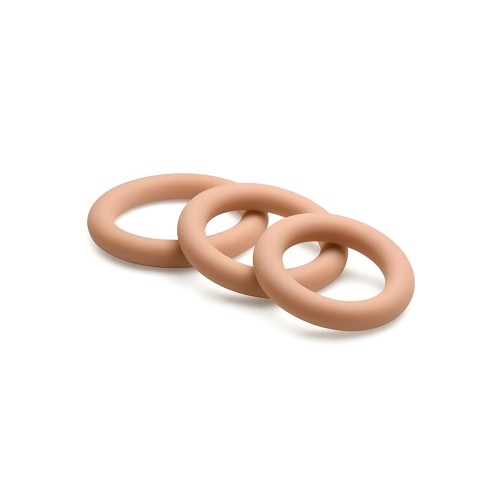 Jock Silicone Cock Ring Set Medium