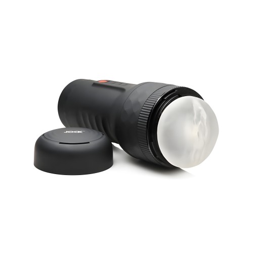 Masturbador Vibrante y Ajustable Clear