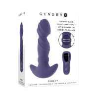 Anillo Gender X It Purple - Vibrador Texturizado
