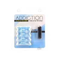 Addiction Silicone Reversible Stroker Glow-in-the-dark