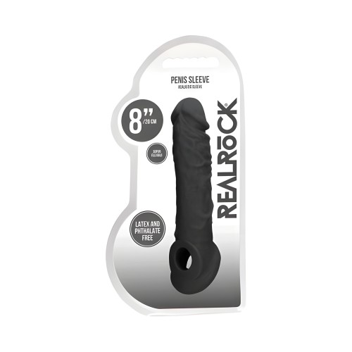 Extensor de Pene Realrock 8 Pulgadas Sling Negro