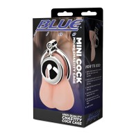 Blue Line Mini Cock Chastity Cage