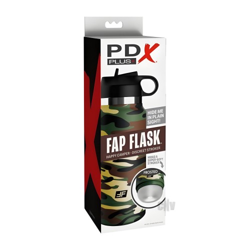 Fap Flask Happy Camper Stroker - Discreet Design