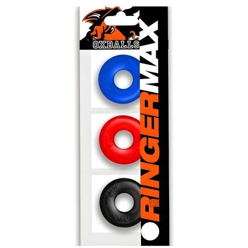 Oxballs Ringer Max 3 Pack de Anillos para el Pene - Multicolor