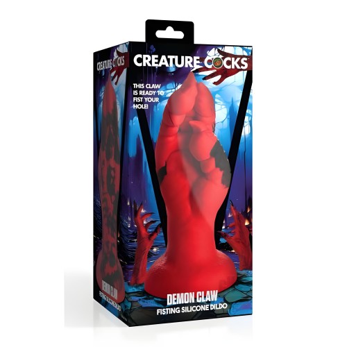 Demon Claw Fisting Silicone Dildo - Red