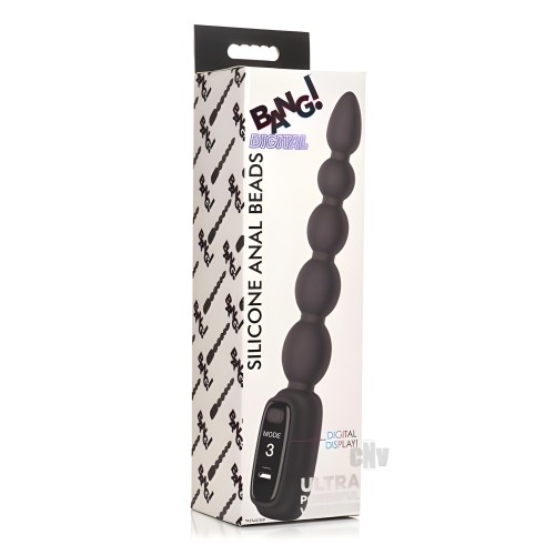 Silicone Anal Beads with Digital Display - Explore New Sensations