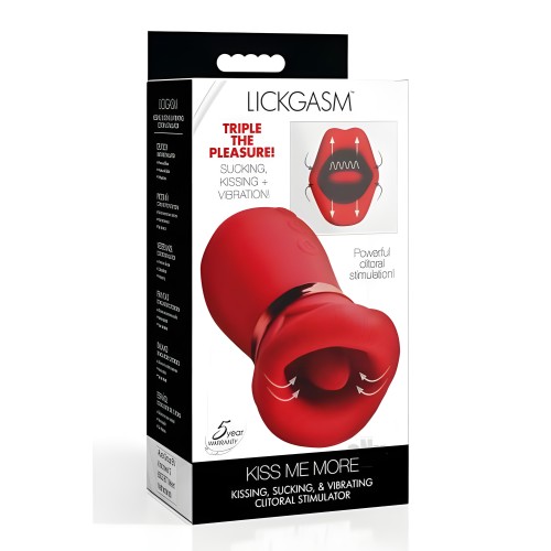 Kiss Me More Clitoral Stimulator - Luxurious