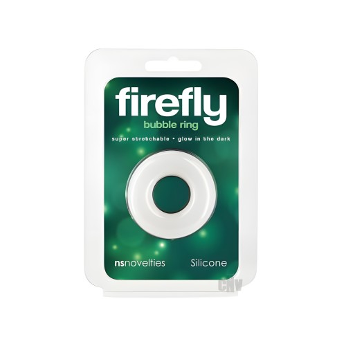 Firefly Glow In The Dark Bubble Cock Ring - Small