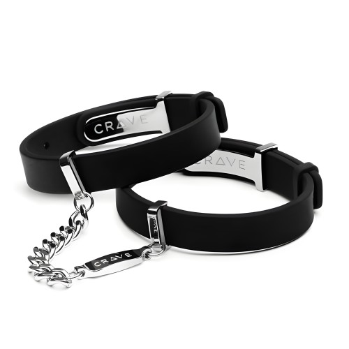 Grilletes Crave Id - Negro/Plata