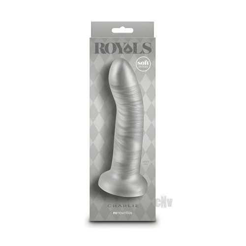 Royals Charlie 7 In. Metallic Curved Dildo Champagne