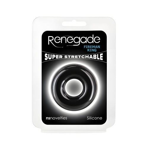 Renegade Fireman Ring - Medium Black