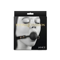 Fetish & Fashion Janice Ball Gag Black