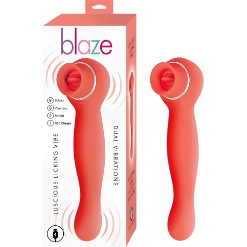 Vibrador Blaze Lucious Licker Coral
